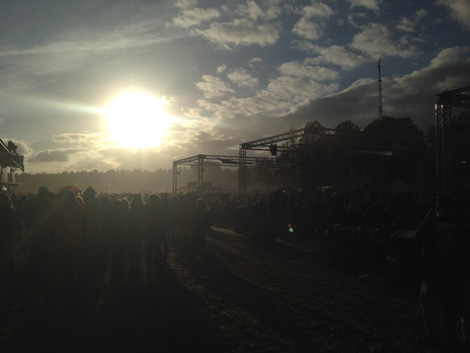 Hurricane 2014 Sonnenuntergang